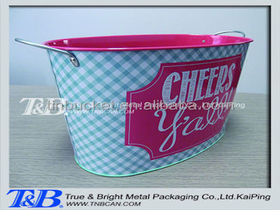 Colourful Wine Ice Bucket With Fixed Handle